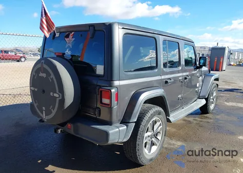 2019 Jeep Wrangler Unlimited Sahara 4X4 from USA, damaged, VIN 1C4HJXEN5KW588331